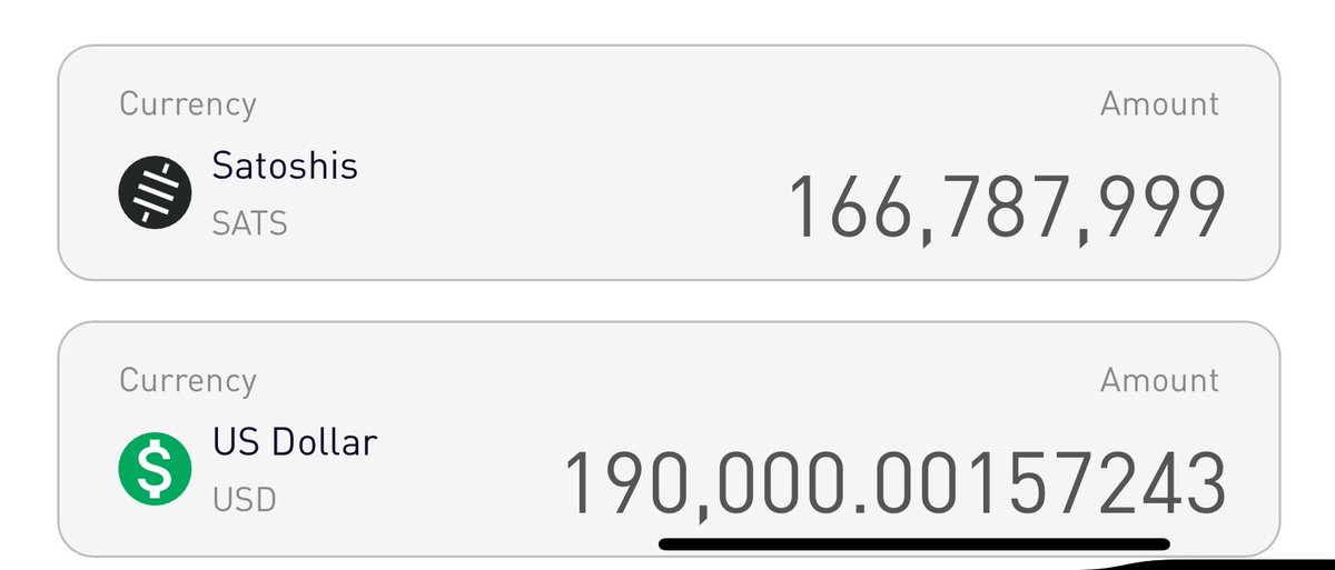 The sooner you realise, the richer you become.

100 Satoshi = 1 $BITCOIN
166.787,99 Satoshi = 1 $BITCOIN soon.

The Endgame.
The Ticker.
Imagine telling your coworkers.

Believe In U

#HarryPotterObamaSonic10inu 
#believeinu