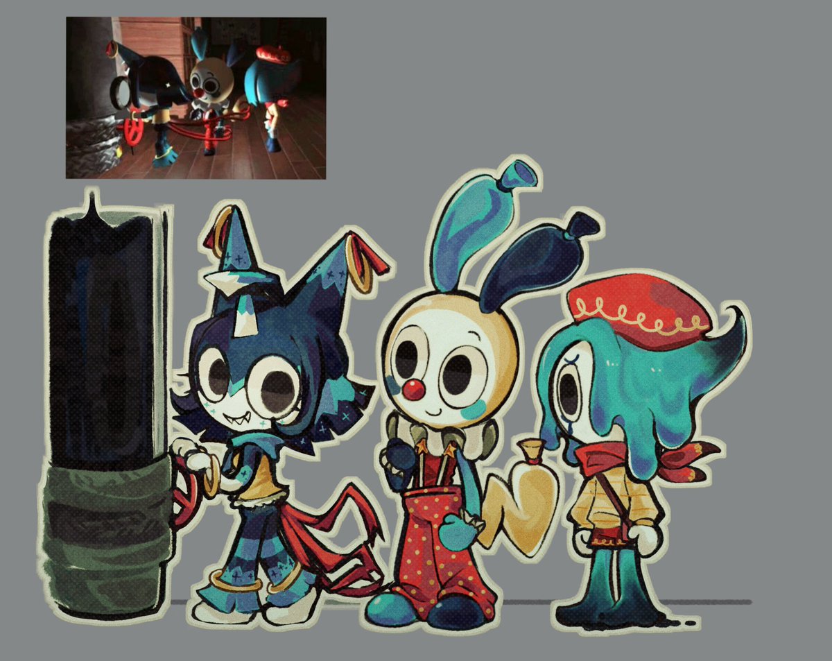 floffyusa's tweet image. Dandys world drawings dump #dandysworld #circustrio
