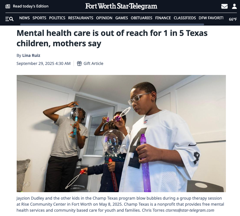 Texans Care for Children tweet media