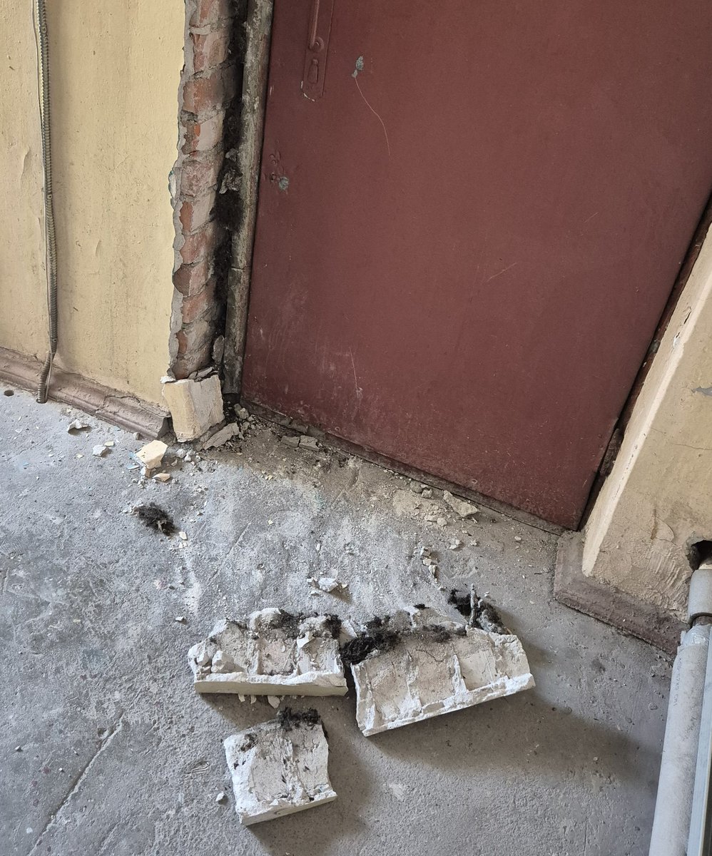 Вот бы эти куски штукатурки разбить об головы шуршащих в парадной наркопотребителей 🥰