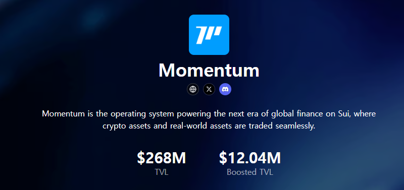 Crypto_lina___'s tweet photo. 모멘텀 파이낸스(Momentum Finance) 요즘 핫하네요! 🚀

Sui 체인 첫 ve(3,3) DEX, 하루 거래량만 1억 7천만 달러 💸
스왑, 유동성 제공, 리퀴드 스테이킹, 런치패드까지 가능한 만능 프로젝트 😎
MMT 토큰 TGE 예정 💥
거래 수수료 100% 토큰 홀더에게 분배!

#MomentumFinance #SuiChain #DeFi #MMT https://t.co/5mqg8BxyKr