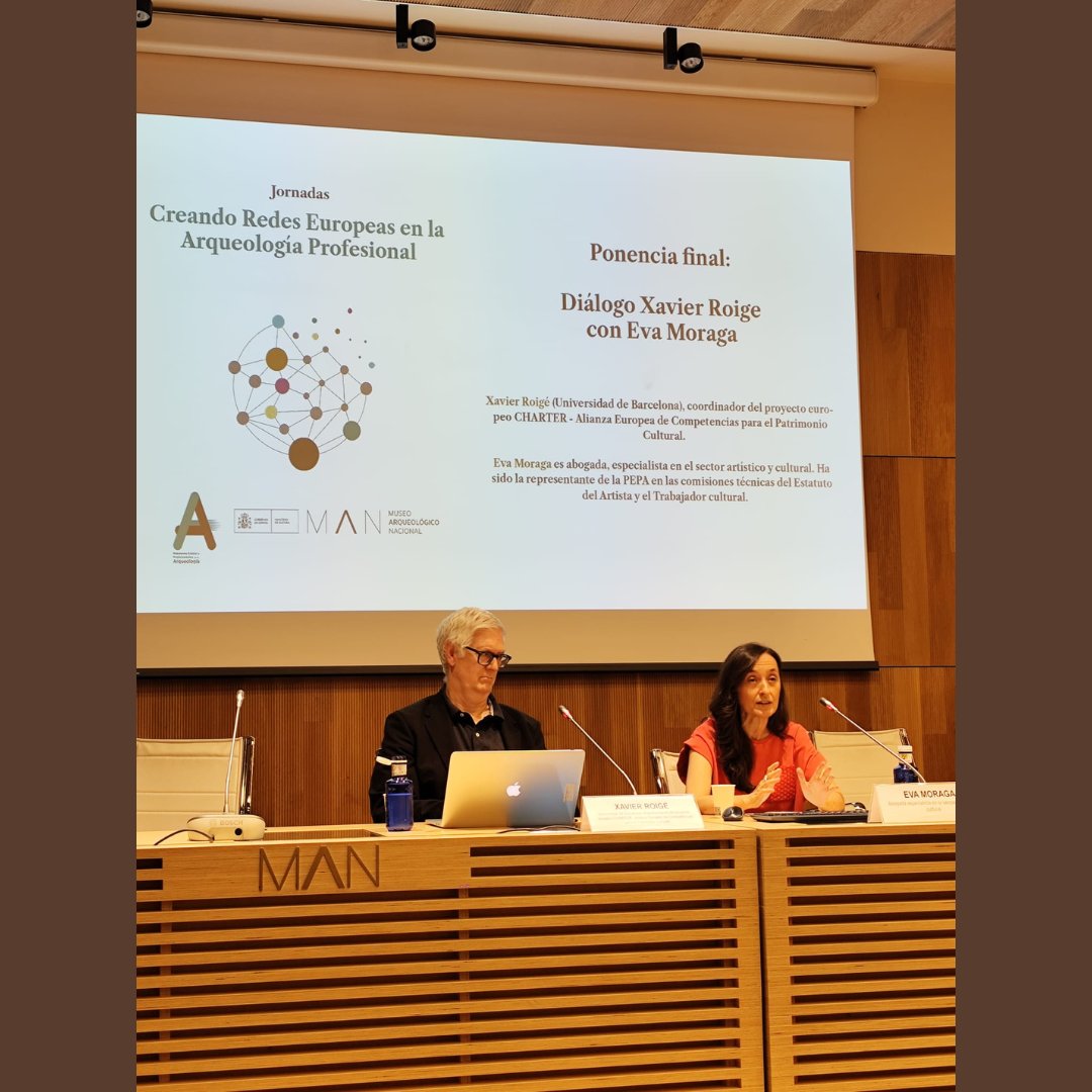evamoraga's tweet photo. También compartí ideas y recomendaciones para articular el trabajo de las organizaciones europeas y españolas de arqueólogos para llevar a cabo un trabajo de incidencia política que tenga un impacto tangible en el futuro. https://t.co/c90sPhqPRI