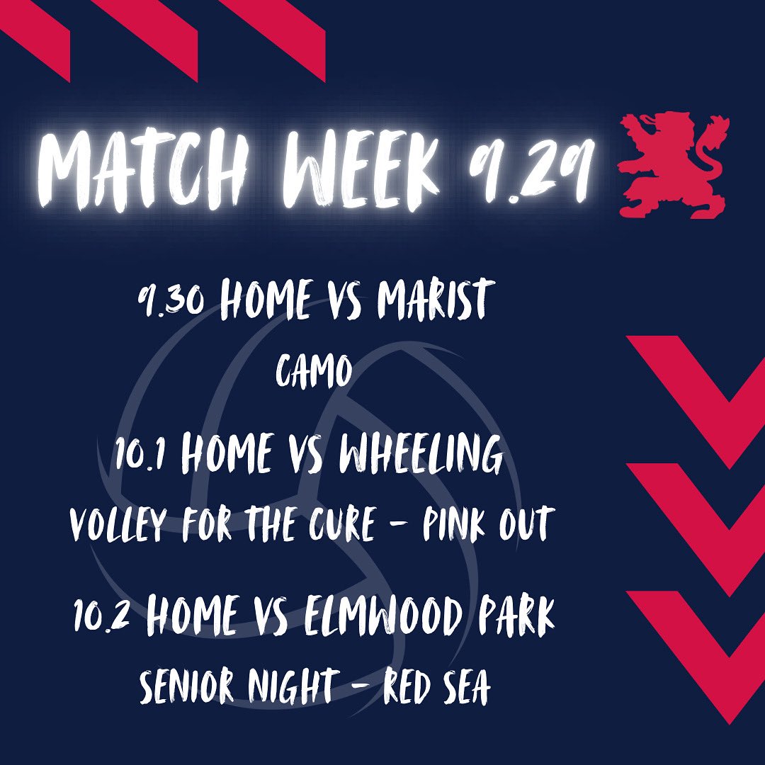 We have a busy week ahead of us! Check out the match schedule for this week 👀 all home matches!