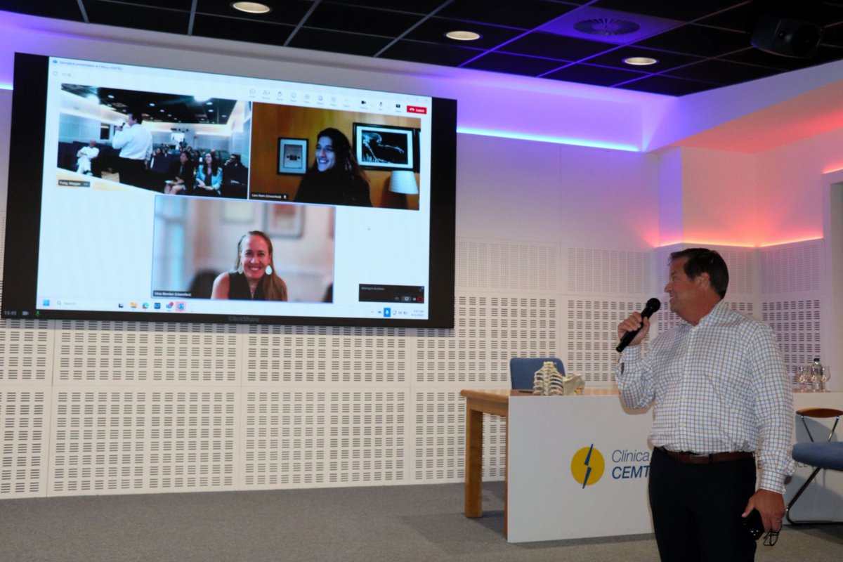 SpringbokTech's tweet image. 𝗔𝗹𝗹 𝘀𝗺𝗶𝗹𝗲𝘀 𝗮𝘁 𝗖𝗹í𝗻𝗶𝗰𝗮 𝗖𝗘𝗠𝗧𝗥𝗢
Last week’s event at @ClinicaCEMTRO, led by Dr. Mario Padron, united executives, trauma specialists, and innovators around the latest advances in imaging diagnostics and their application in orthopedics.
Our CEO Scott…