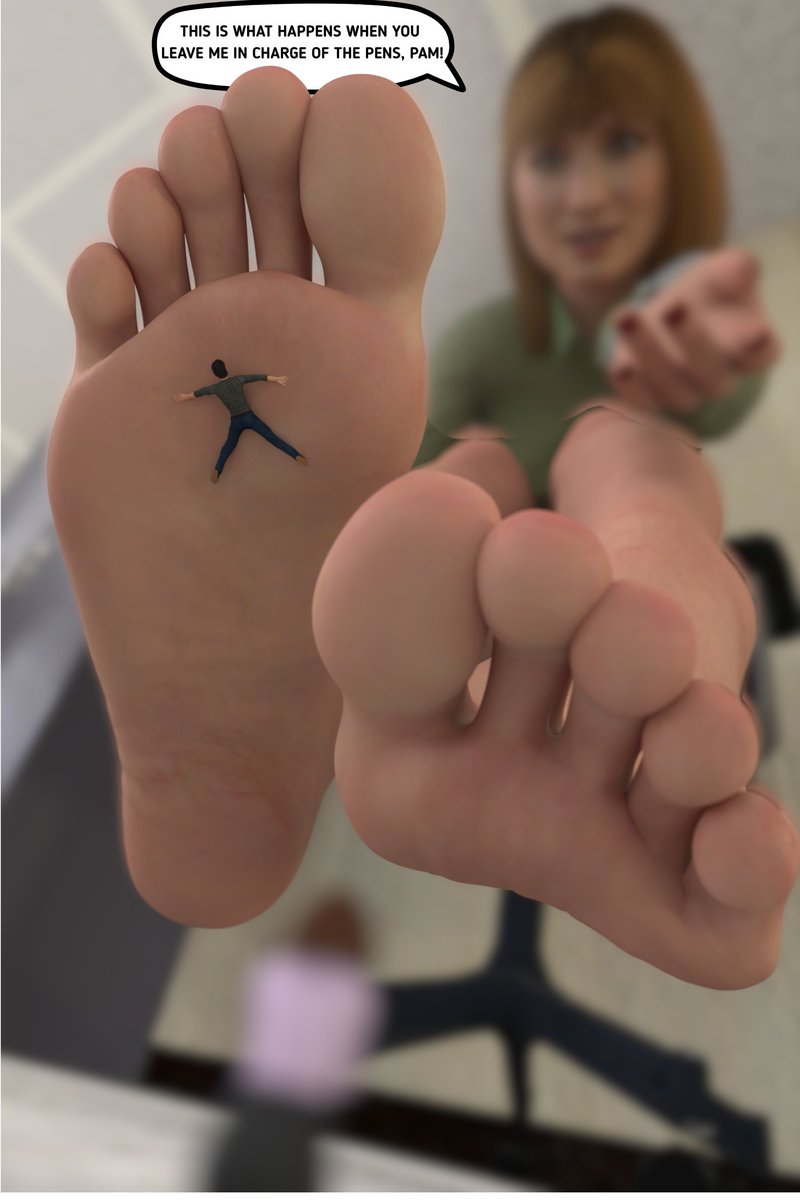 The Office Giantess

Erin can only handle so much at a time. Poor Jim got crushed.

#giantess #giantessfeet #size #sizetwitter