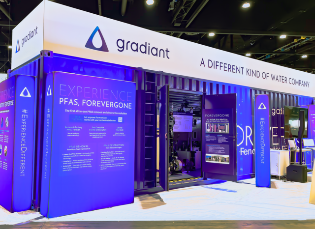 Gradiant_Corp's tweet image. Tired of one-size-fits-all water solutions? Meet ForeverGone–the industry&apos;s first all-in-one PFAS solution.

If you’re ready unlock greater operational value, find us at Booth #3867 to start the conversation!

#PFAS #WaterSolutions #WaterTreatment