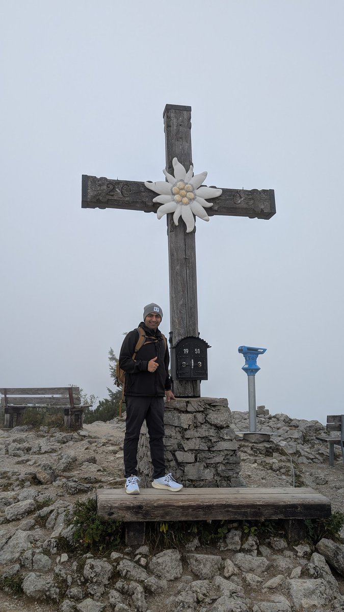 Visited Kehlsteinhaus today or otherwise known as Eagles's Nest.

Beautiful views all around. 

Hiked down through the clouds and in rain. Experience of a lifetime.