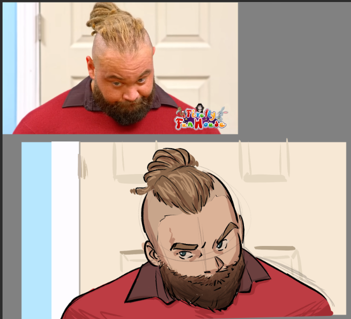 starshoteyes_'s tweet image. Pov: you've been barbarically punished for all your wrongdoings (cult stuff)

Everytime they play this clip in the Wyatt queue I have wanted to draw it so bad I love his expressions so dearly [ #braywyatt #fireflyfunhouse #wwe #fanart ]