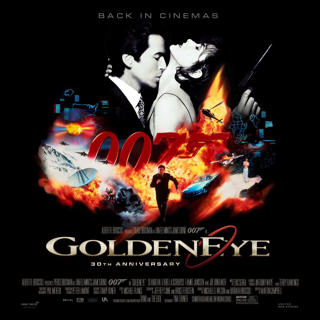Poster del 30 Aniversario de Goldeneye