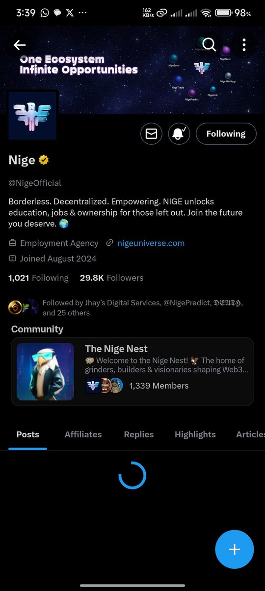 0nchainoverlord's tweet photo. @itadori_crypt @NigeOfficial @NigeNest @0xlevicrypt ,@9iNE059 @_MayorofNigeria 
✅ Done https://t.co/XfOQa9cTdl