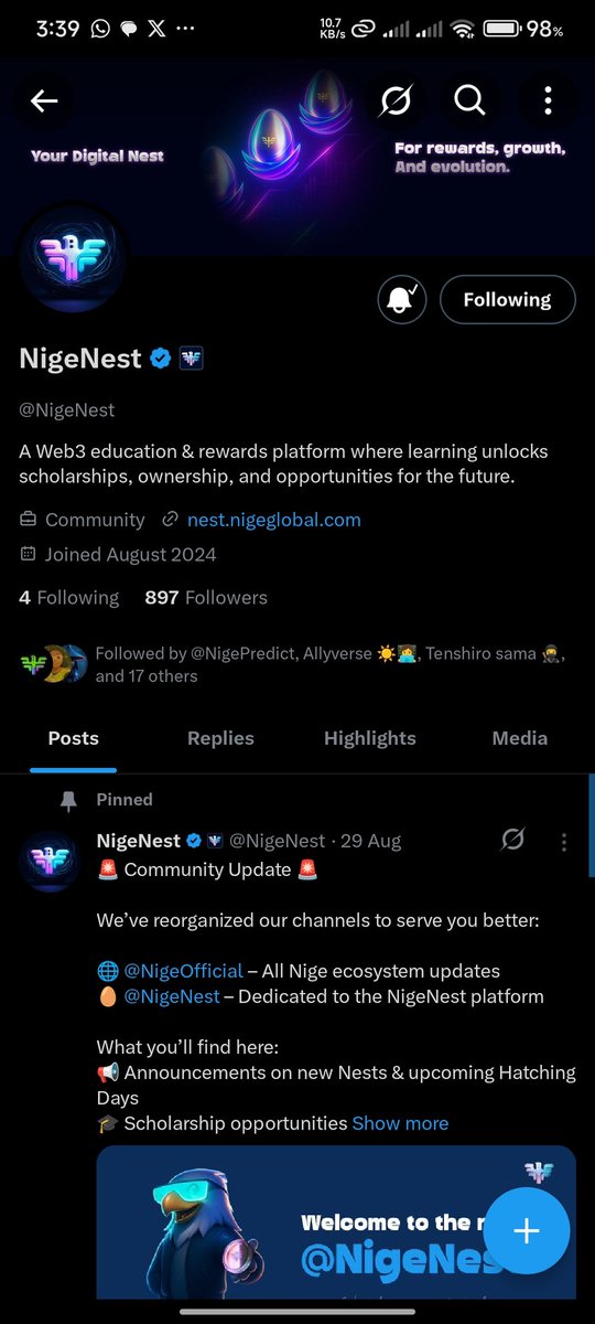 0nchainoverlord's tweet photo. @itadori_crypt @NigeOfficial @NigeNest @0xlevicrypt ,@9iNE059 @_MayorofNigeria 
✅ Done https://t.co/XfOQa9cTdl