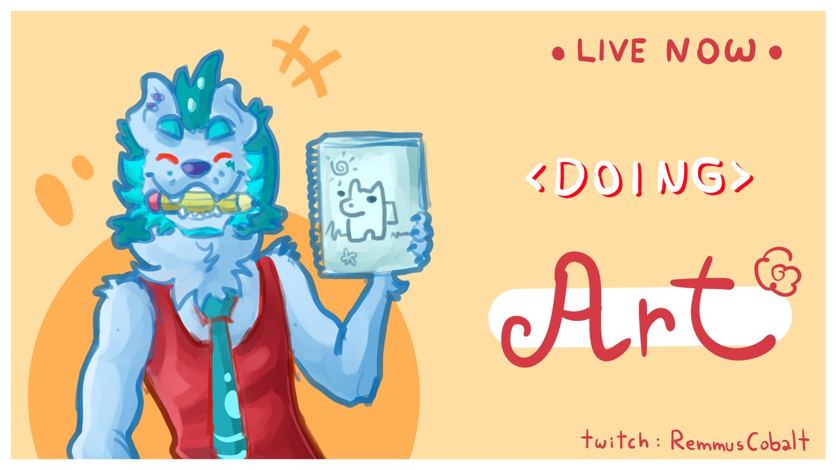I draw some stuff for this week, head empty monday! Live now with art!

twitch.tv/remmuscobalt
