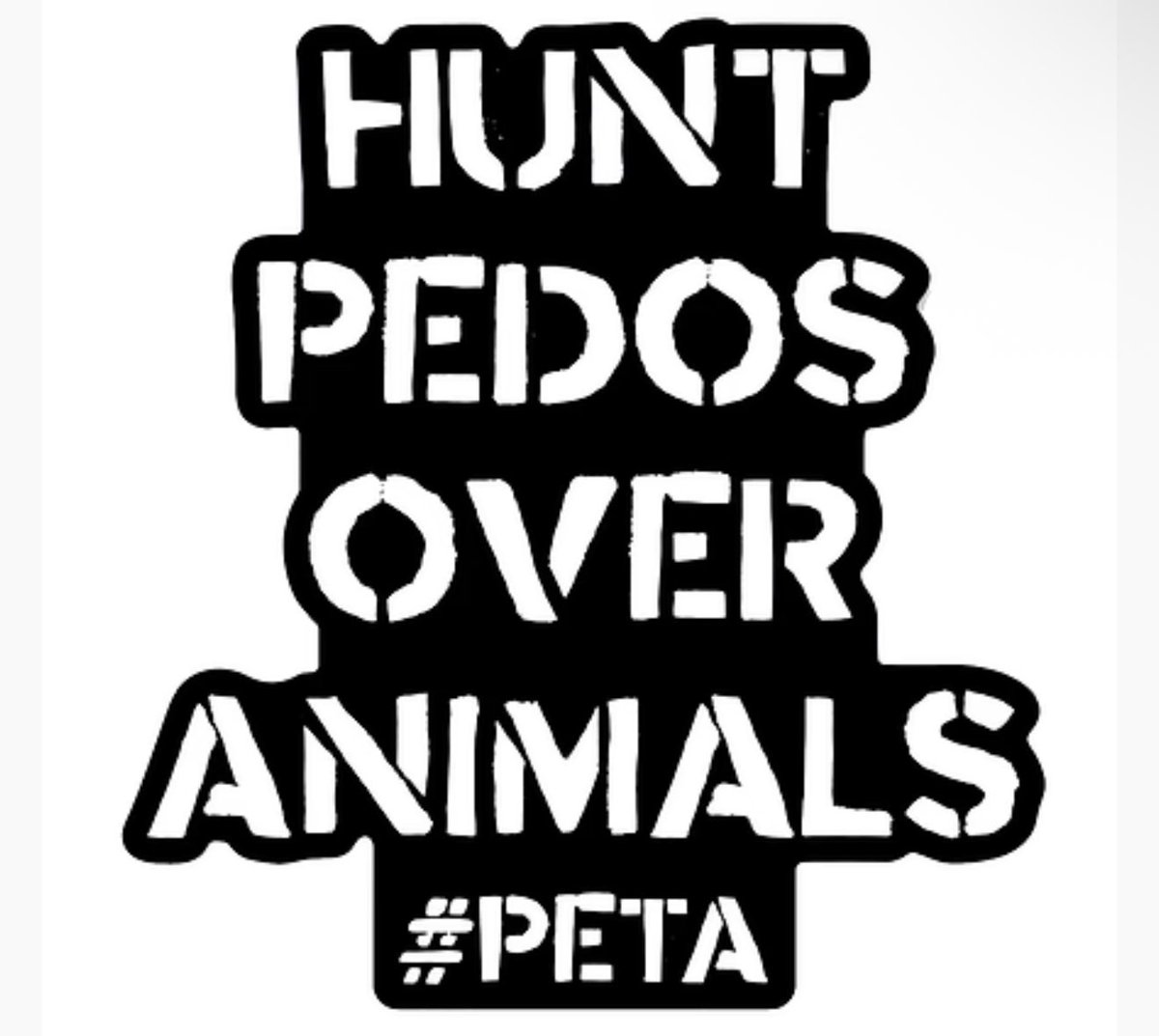 LibTearCreator1's tweet image. Hunt Pedos over animals! #PETA