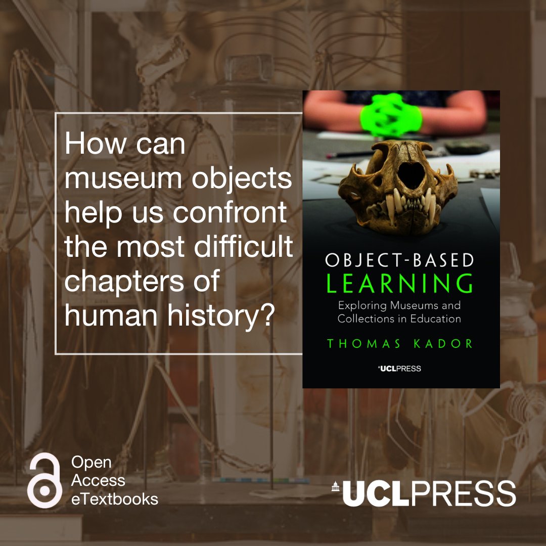 UCLpress's tweet image. What can a museum object reveal about colonialism, extinction and genocide?
Thomas Kador’s latest blog post explores how collections help us confront difficult histories and rethink the role of museums in education.
🔗 Read more: bit.ly/4n92tX9
 #ObjectBasedLearning