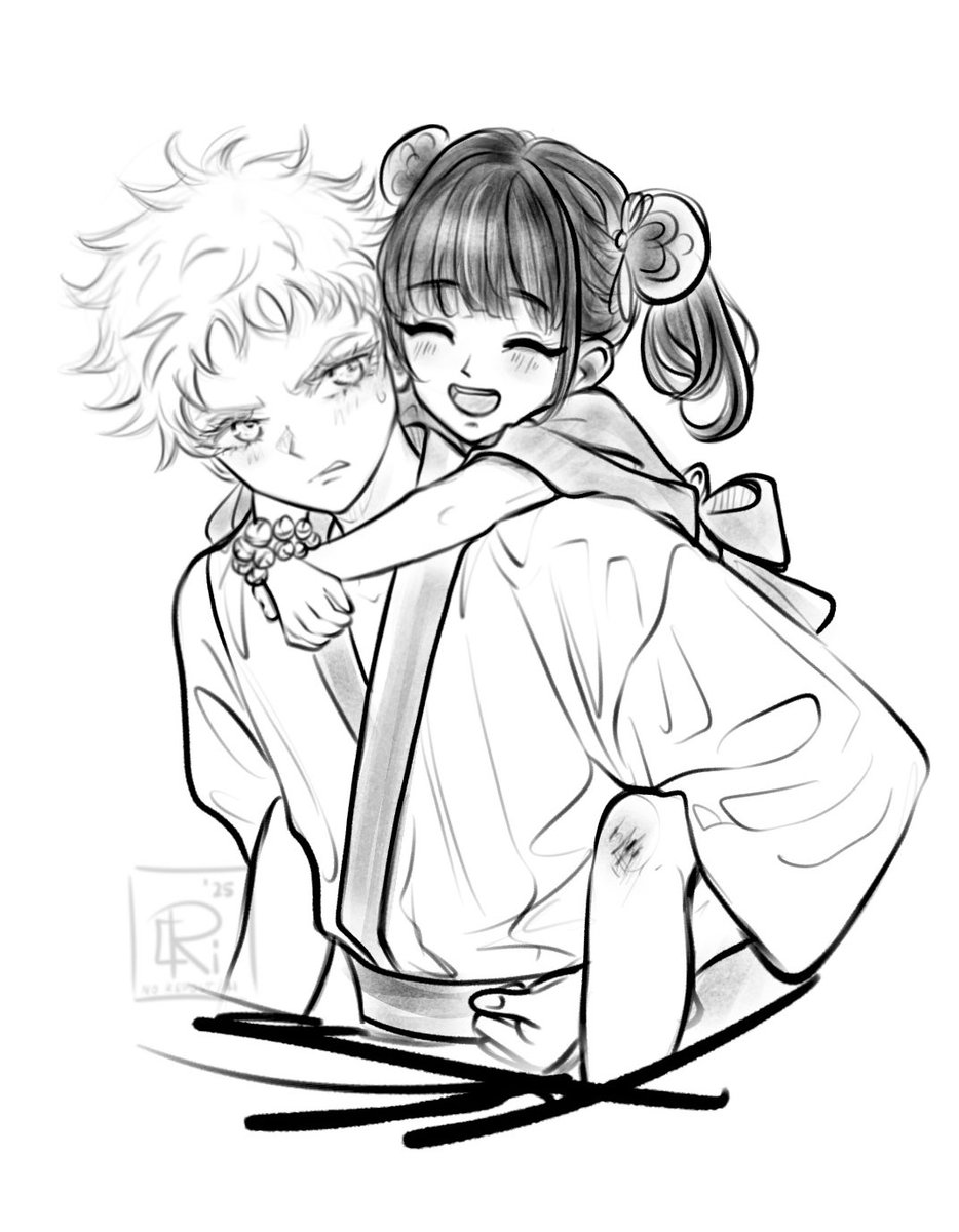 ellari_art's tweet photo. childhood friends to lovers trope ✨ 

#gojohime #gouta #jjkart https://t.co/bD16g4KdfN