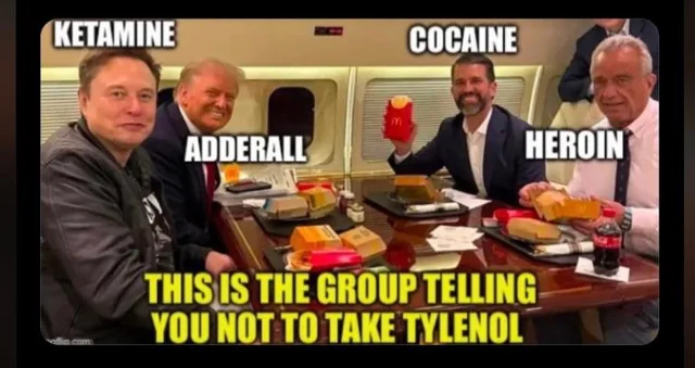 brb getting high on Tylenol