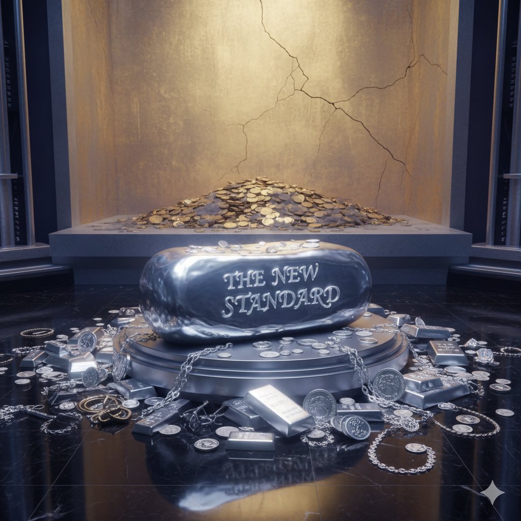 ANTARIPDEBNATH2's tweet photo. From understated elegance to undeniable dominance. Silver isn't just an alternative, it's the future of value. What do you think? ✨ #SilverStandard #NextBigThing https://t.co/OtFmLGxRuQ