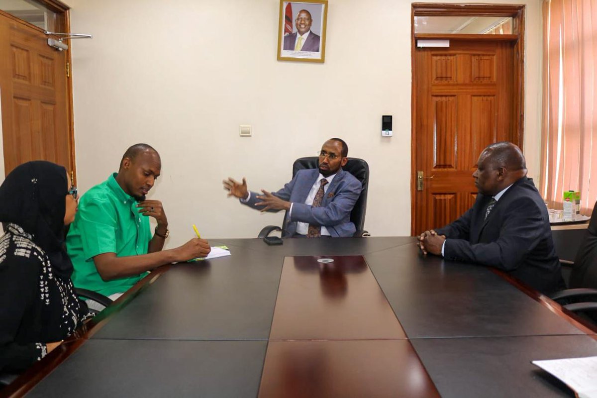 Today, I paid a courtesy visit to the Kenya Institute of Special Education (KISE) to explore potential partnership opportunities.

During the visit, I was received by KISE Director Dr. Norman Kiogora and Council Member Saida Ali, and we engaged in productive discussions regarding