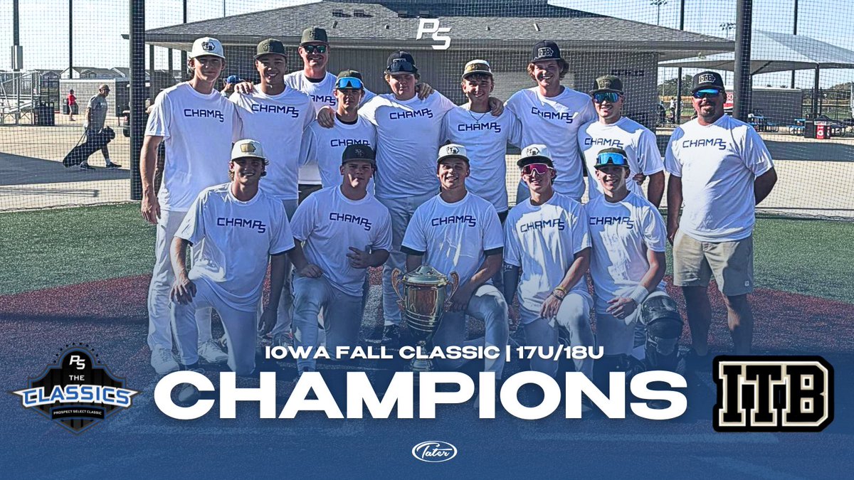 Iowa Fall Classic 17U/18U Champions | Iowa Travel Baseball 🏆 

<a href="/IATravelBsbl/">ITB</a> x #TheBestPlayHere
