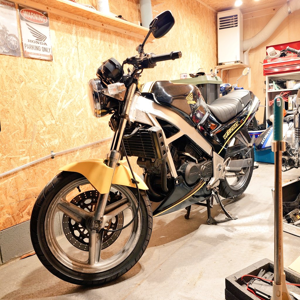 VTZ250に乗るようになってからTwinの楽しさに目覚めてしまって もっと