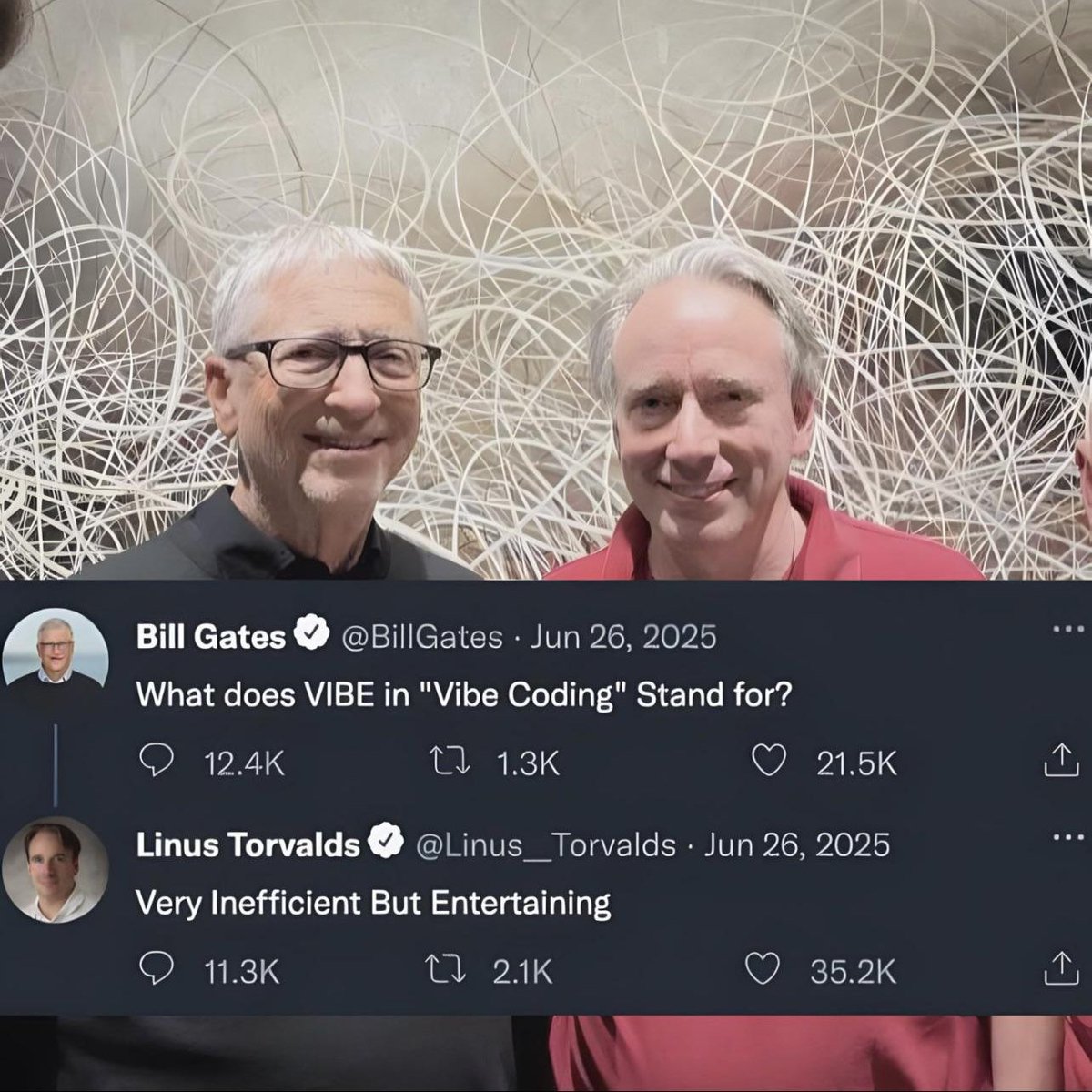 I still think about it and wonder how one can manage this level of humour and a sharp programming brain together.