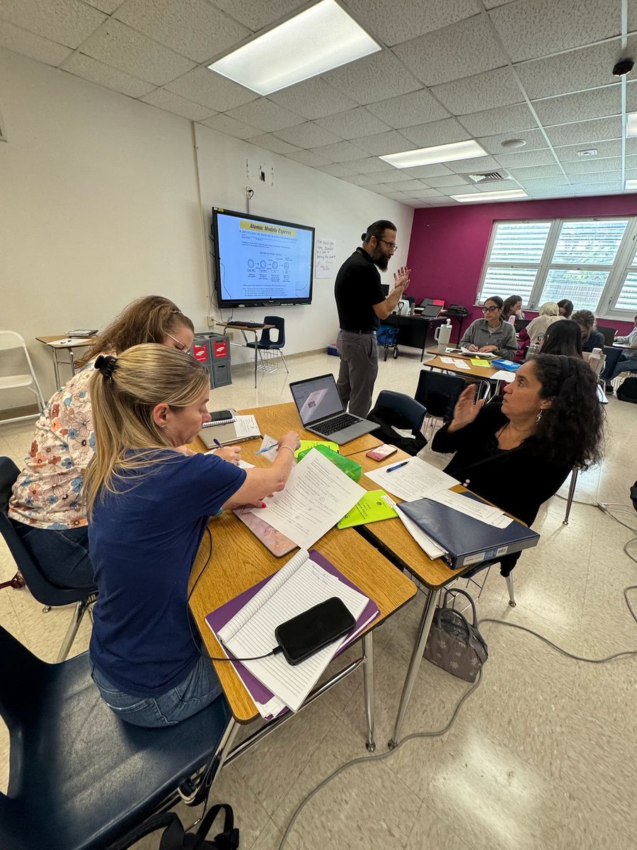 MDCPSSci's tweet image. In our Sciencd ICADS our middle school teachers @MDCPS engaged in an AI infuse Atomic Model station.

#YourBestChoiceMDCPS 

@AileenVega123 @WendyForteza @DaneMDCPS @NestorEMarcia @MDCPSSTEAM @AcademicsMDCPS @alexsantoyo75