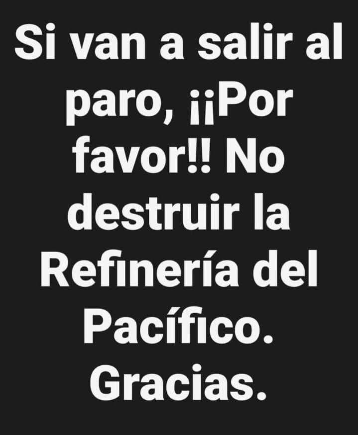 Se les agradecería señores de la <a href="/CONAIE_Ecuador/">CONAIE</a>.