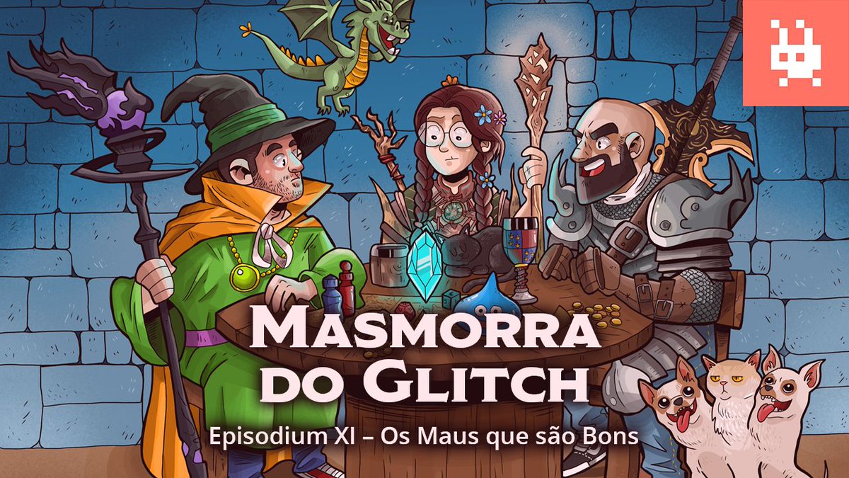 Estivemos de férias, mas o trio da "Masmorra do Glitch" está de volta num novo episódio!
"Os Maus que São Bons" é o tema de regresso, com a boa disposição do costume.

Já disponível no YouTube e serviços de podcast.
