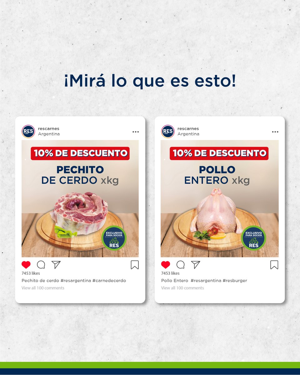 Res_Carnes's tweet photo. Club RES 🥩💚 https://t.co/DrJ6Ew4inc