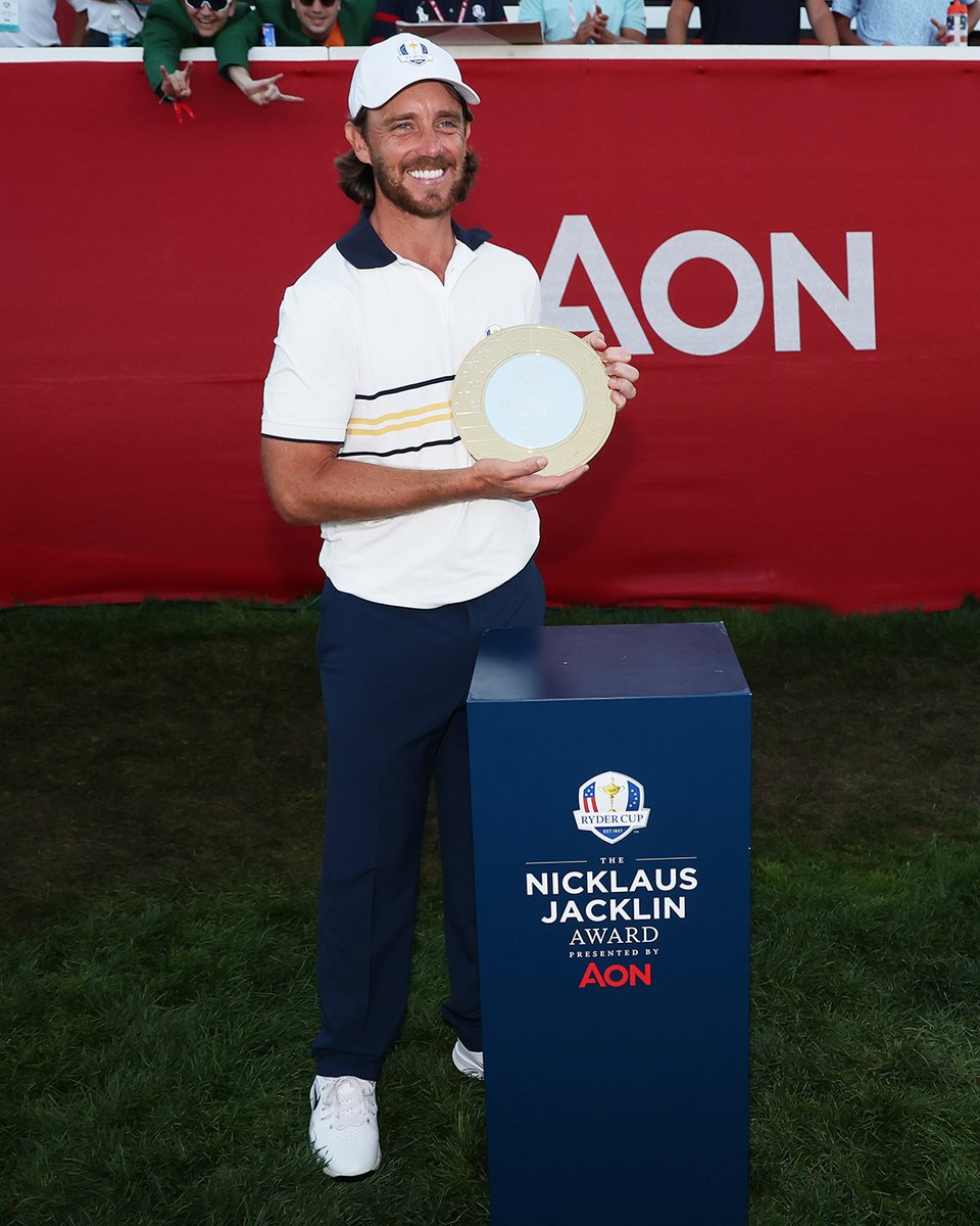GolfDigest's tweet photo. Congratulations to Tommy Fleetwood for winning the Nicklaus-Jacklin Award, presented by @Aon_plc! 🙌 https://t.co/STOv35ZhrE