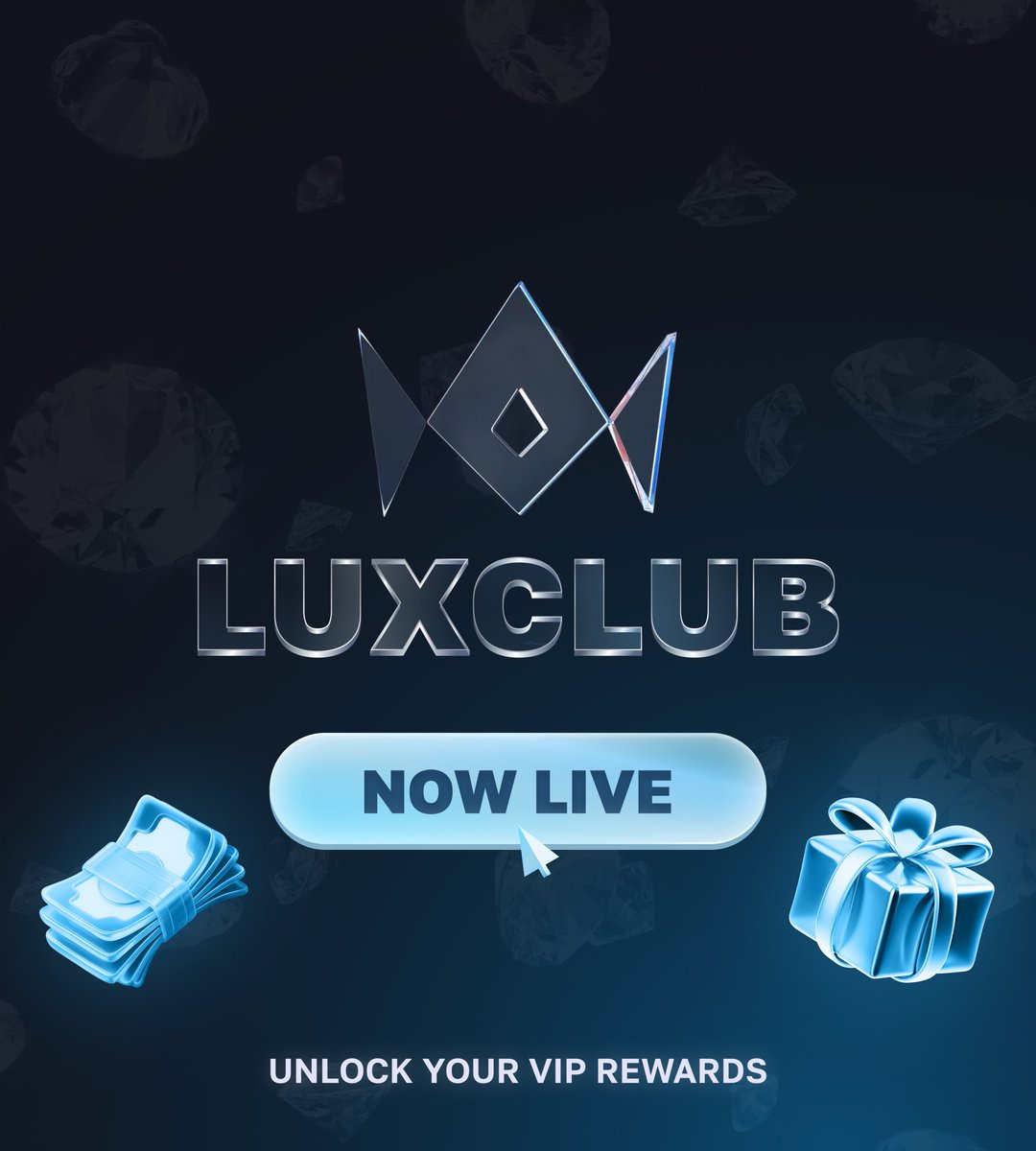 LuxDropCom's tweet image. 🚨 LuxClub is LIVE! 🚨
Your VIP journey starts here. Experience the best rewards in the game.
Here’s what’s waiting inside LuxClub:
🔥 Lossback every week. Up to 25%
🎁 Bonus Boxes worth up to $400
⚡ Multiple Deposit Bonuses Every Week
🎉 IRL Gifts & Surprise Drops
💬…