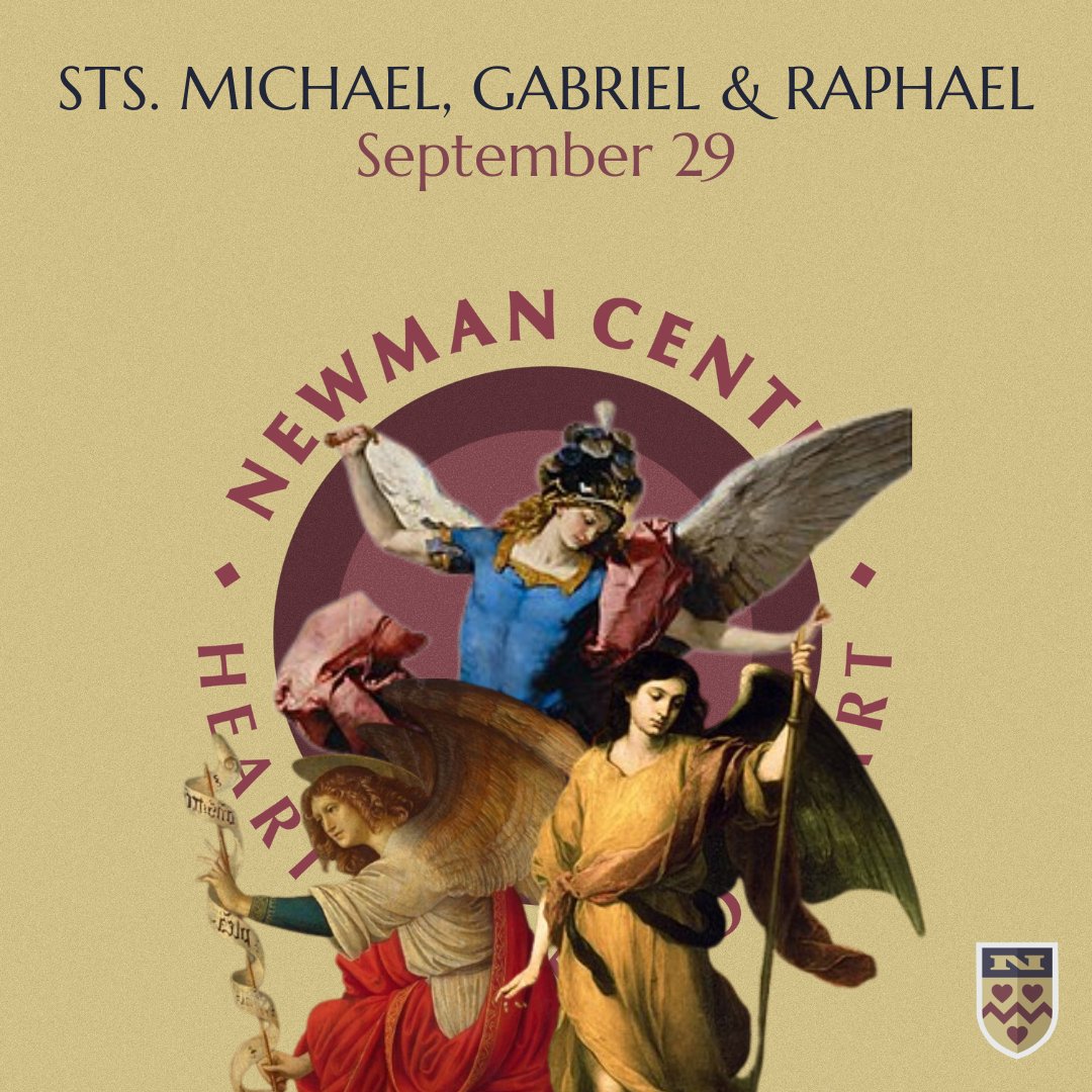 Today the Church celebrates the Feast of Saints Michael, Gabriel and Raphael, archangels. Each of them shows us something about God’s love and care for His people. "Bless the Lord, all you angels, mighty in power, who obey His word." (Psalm 103:20)