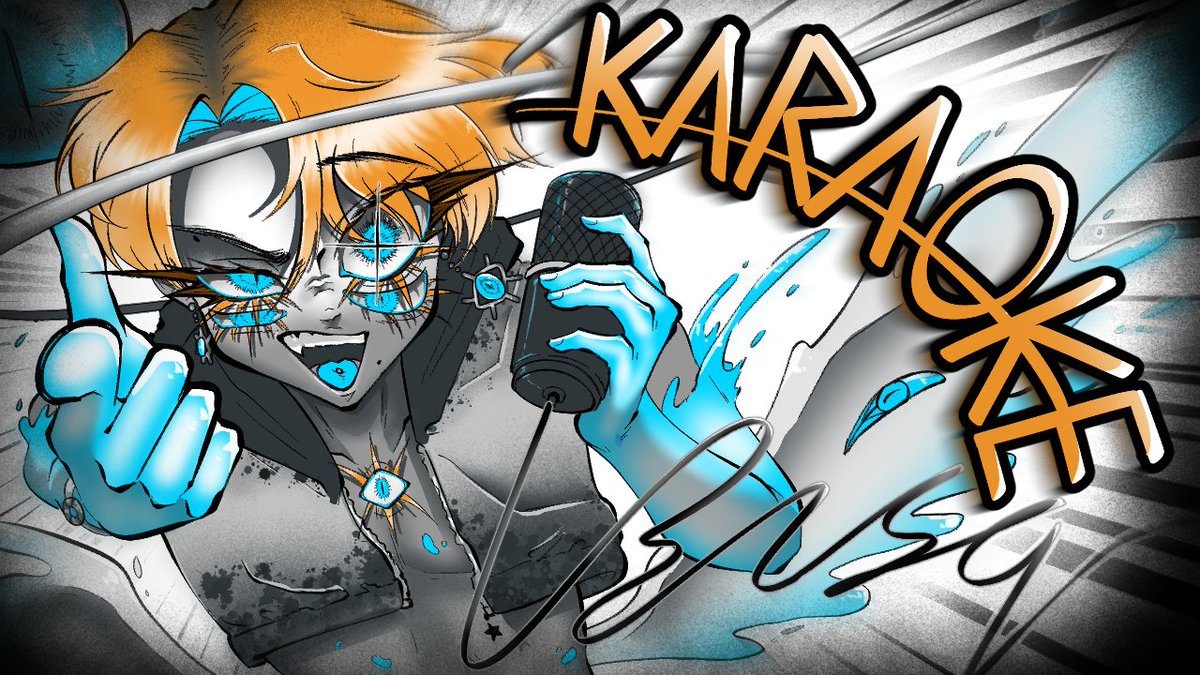 📢KARAOKE Anisong &amp; Metal (Oct 2- 10 AM EST)

A primordial VTuber who can sing, draw, &amp; do metal SCREAMS?! Is there anything I can't do? 😇

🎨Bisqueri
🔗⬇️ Catch it on TWITCH!