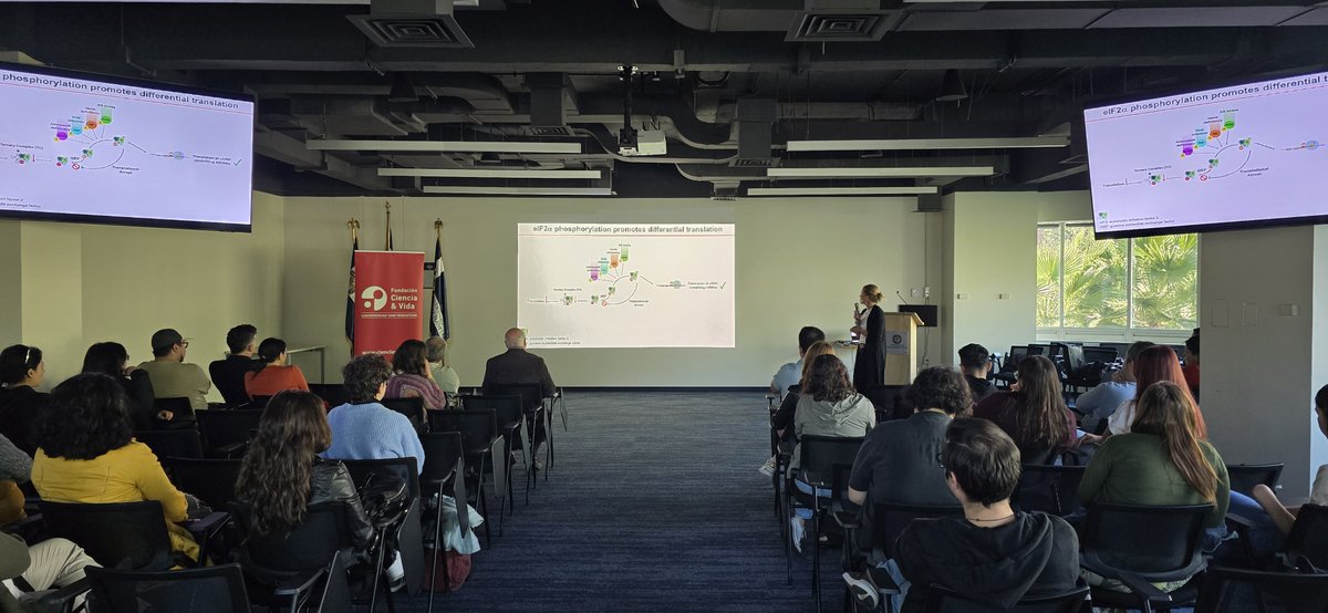 Fundacion Ciencia & Vida (@funcienciayvida) on Twitter photo En Ciencia, Innovación & Emprendimiento conversamos sobre cómo el control traslacional contribuye a las respuestas adaptativas del sistema nervioso y sobre GCN2 como motor sexo-dependiente de la adaptación, desde el metabolismo hasta la activación de la autofagia. En Ciencia, Innovación & Emprendimiento conversamos sobre cómo el control traslacional contribuye a las respuestas adaptativas del sistema nervioso y sobre GCN2 como motor sexo-dependiente de la adaptación, desde el metabolismo hasta la activación de la autofagia.