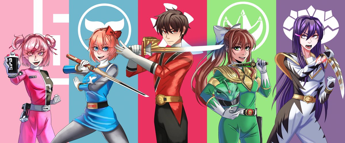 Here's the whole squad together!

This was a lot of fun! There might be some... Extras coming soon.