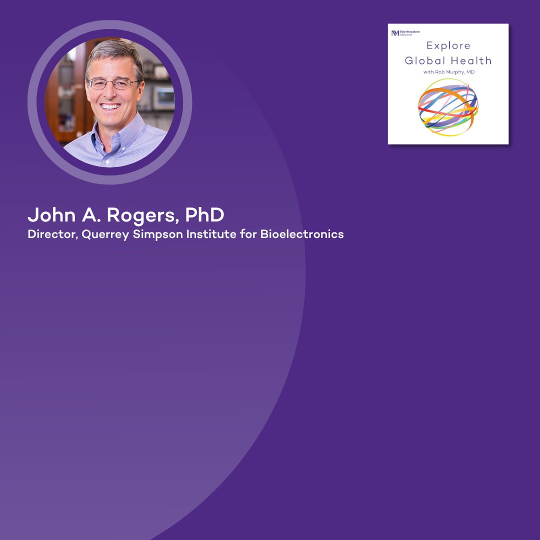 📢 ICYMI:

🎙️ Explore Global Health with Rob Murphy, MD featured QSIB director <a href="/ProfJohnARogers/">John A Rogers</a> in May. He shared how wireless bioelectronics are transforming care in LMICs — from maternal &amp; fetal health to surgical recovery.

🔗 bit.ly/podcast_rogers

#GlobalHealth