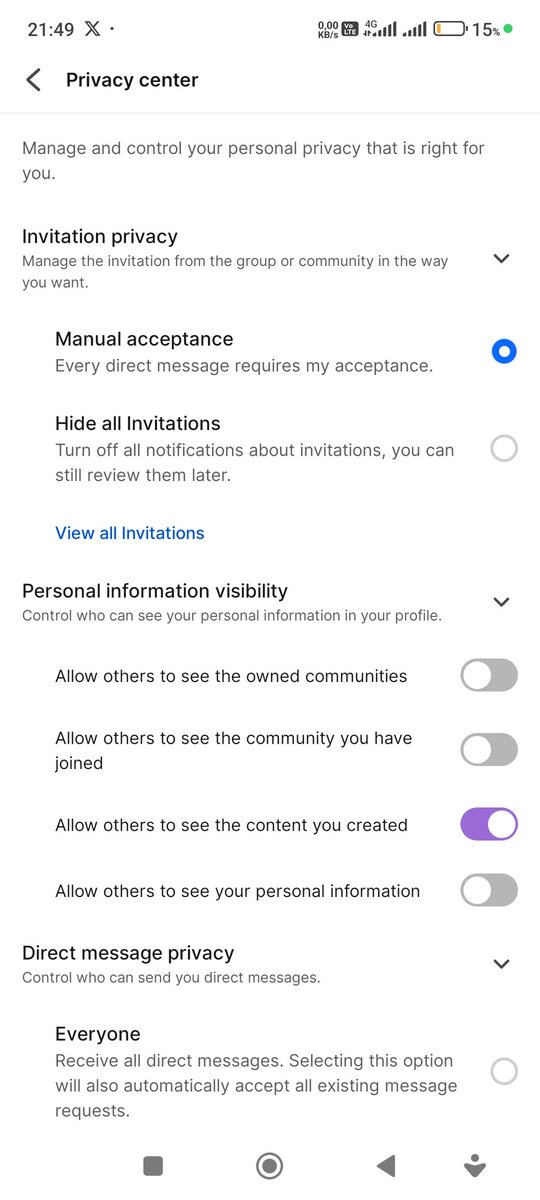 ryantranBICvn's tweet image. Your data, your rules. At Beincom, you control what’s visible—no ads, no sneaky data mining. Even DMs require permission. Not eKYC’d? No good vibes? Ignore with confidence. Privacy done right. 🙌 #SafeWeb3 #PrivacyFirst