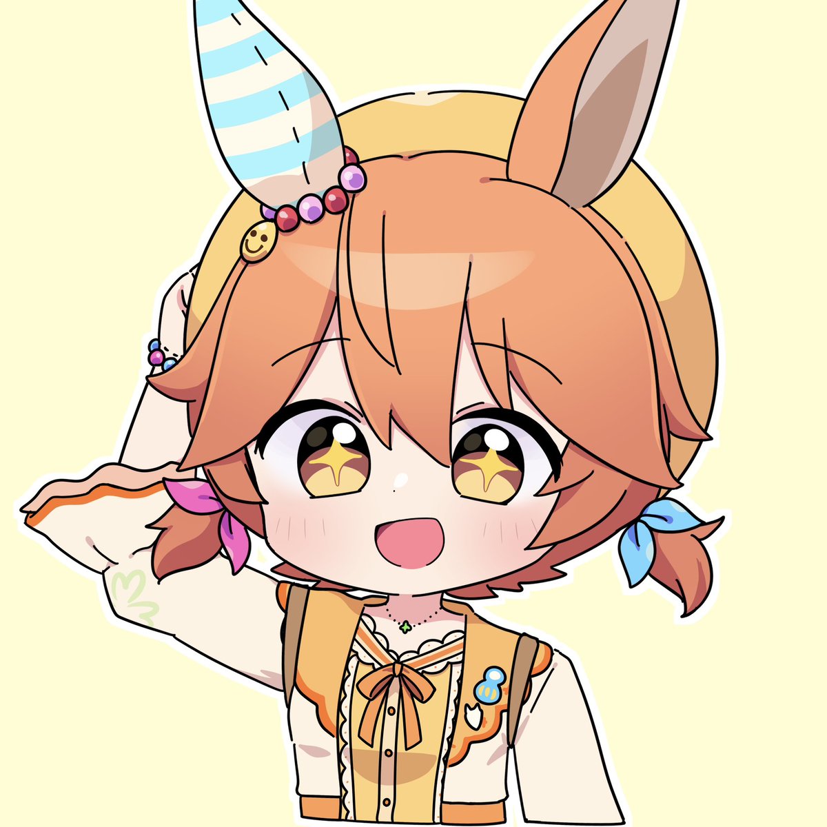 マチカネフクキタル(ウマ娘) 「3年前に描いてたツインテフクキタル」|めい🔮のイラスト