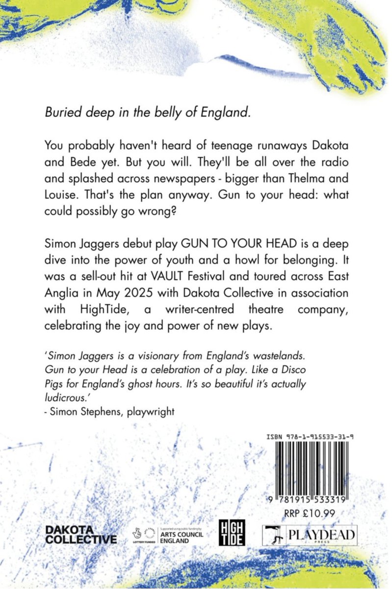 ✍️GTYH PUBLISHED✍️

Wicked buzzed that GTYH has now been published by <a href="/PlaydeadPress/">Playdead Press</a>. Go cop a copy 🤯🔫 

📕playdeadpress.com/products/gun-t…

📚waterstones.com/book/gun-to-yo…