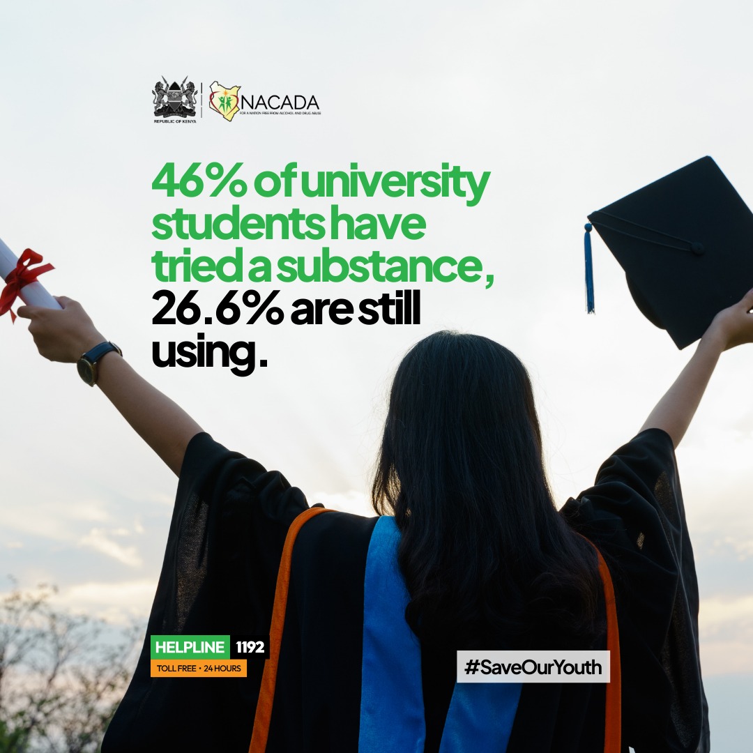 46% of our university students have tried a substance.
26.6% are still using.

This isn't just a statistic. It's a direct link to the mental health crisis and suicide among our youth.

We must act NOW. Prevention, support, and open conversations can break the chain. Let's protect