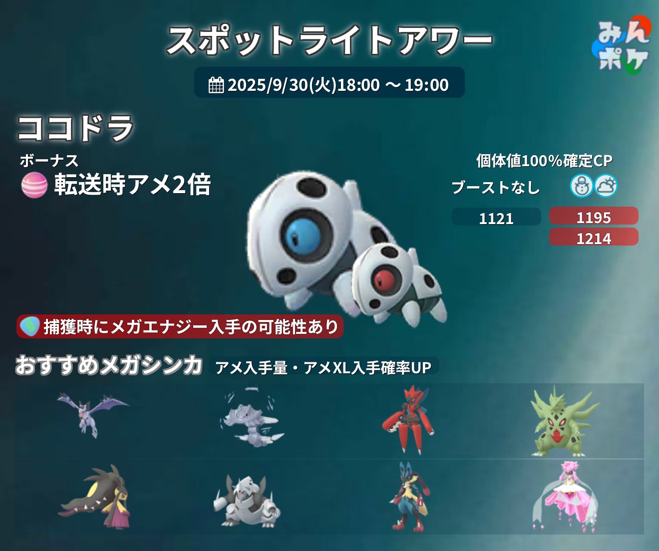 ポケモンGO攻略⚡みんポケ (@pokemongo_db) / X