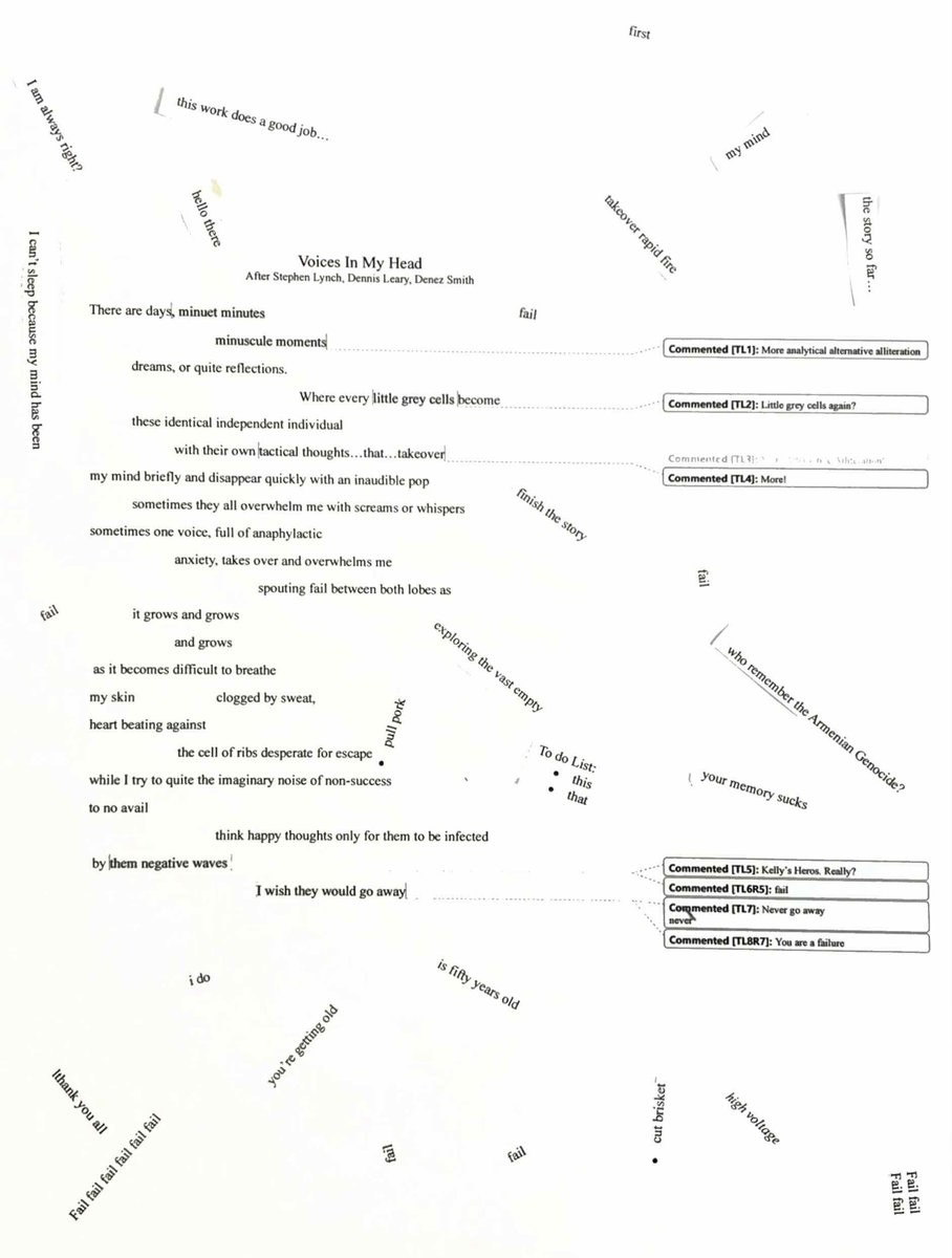 SlipperyElmLJ's tweet image. Not all the submissions to our Multimedia Contest are complicated high-tech--check out this collage/Word piece from Todd Loughran, a finalist last year: slipperyelm.findlay.edu/voices-in-my-h…

And, the contest closes TOMORROW, that's 9/30, so send us your best at slipperyelm.submittable.com/submit