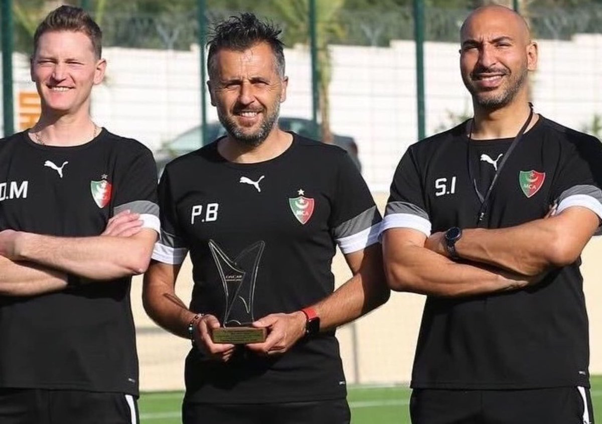 _PalancasNegras's tweet image. Le français Olivier Martinez 🇫🇷 (préparateur physique) et l’algérien Saad Ichalalène 🇩🇿 (entraîneur adjoint) font parti du staff technique de Patrice Beaumelle !

Le nom du second entraîneur adjoint (angolais 🇦🇴) sera bientôt dévoilé.

#ForçaAngola | #ForçaPalancas 🇦🇴