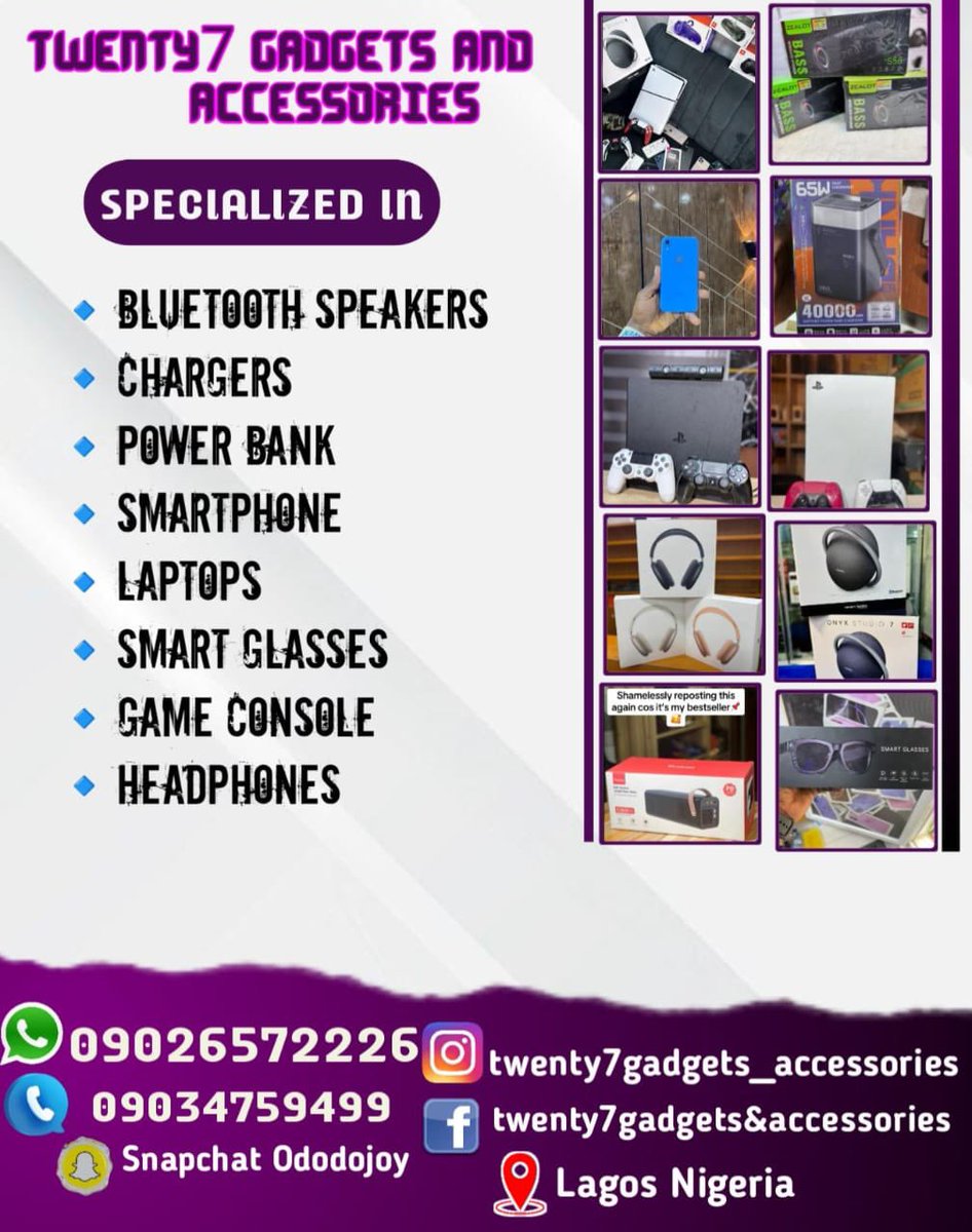 ododojoyokah's tweet photo. @_belikebaddy I sell gadgets https://t.co/SA3ENqmA5s