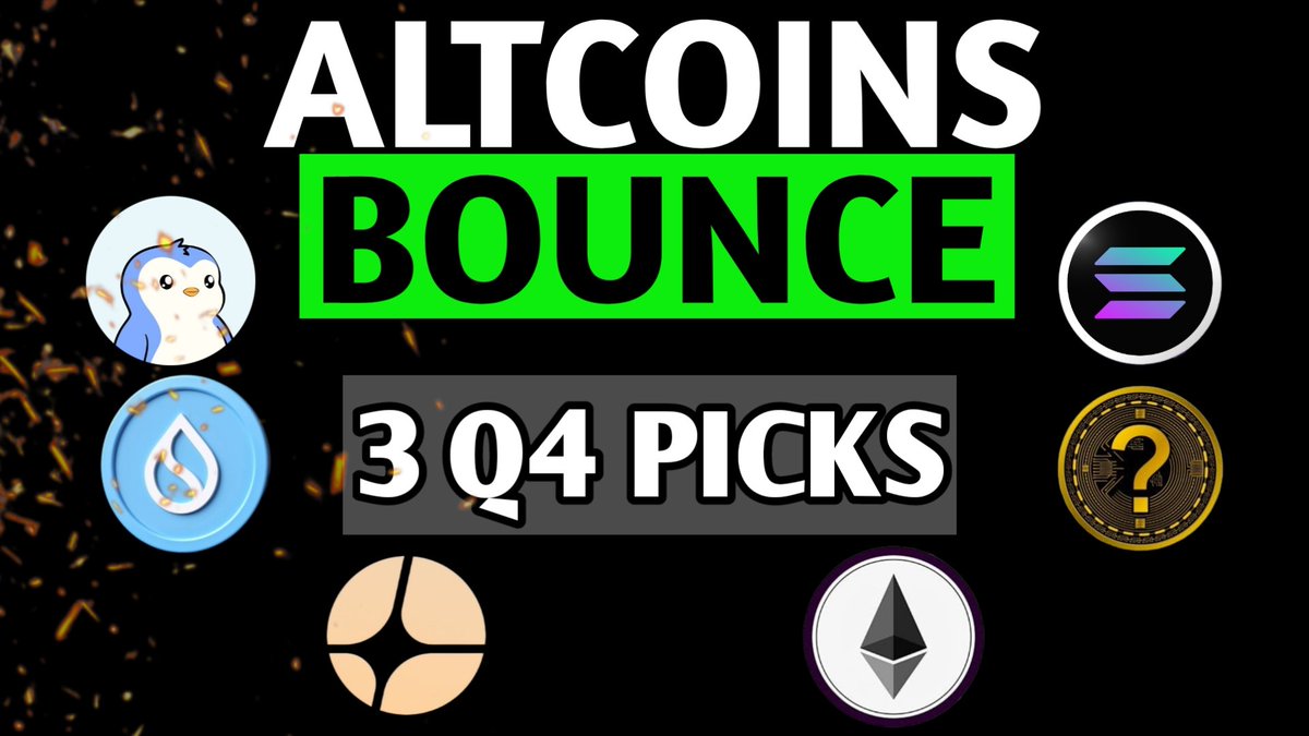 Cryptodecoder0x's tweet image. Bitcoin’s bottom is likely in as altcoins start bouncing back. I just dropped a new video covering whale accumulation, dominance shifts, and my top 3 altcoin picks for Q4. watch now: youtu.be/viJT-xQ5UqE