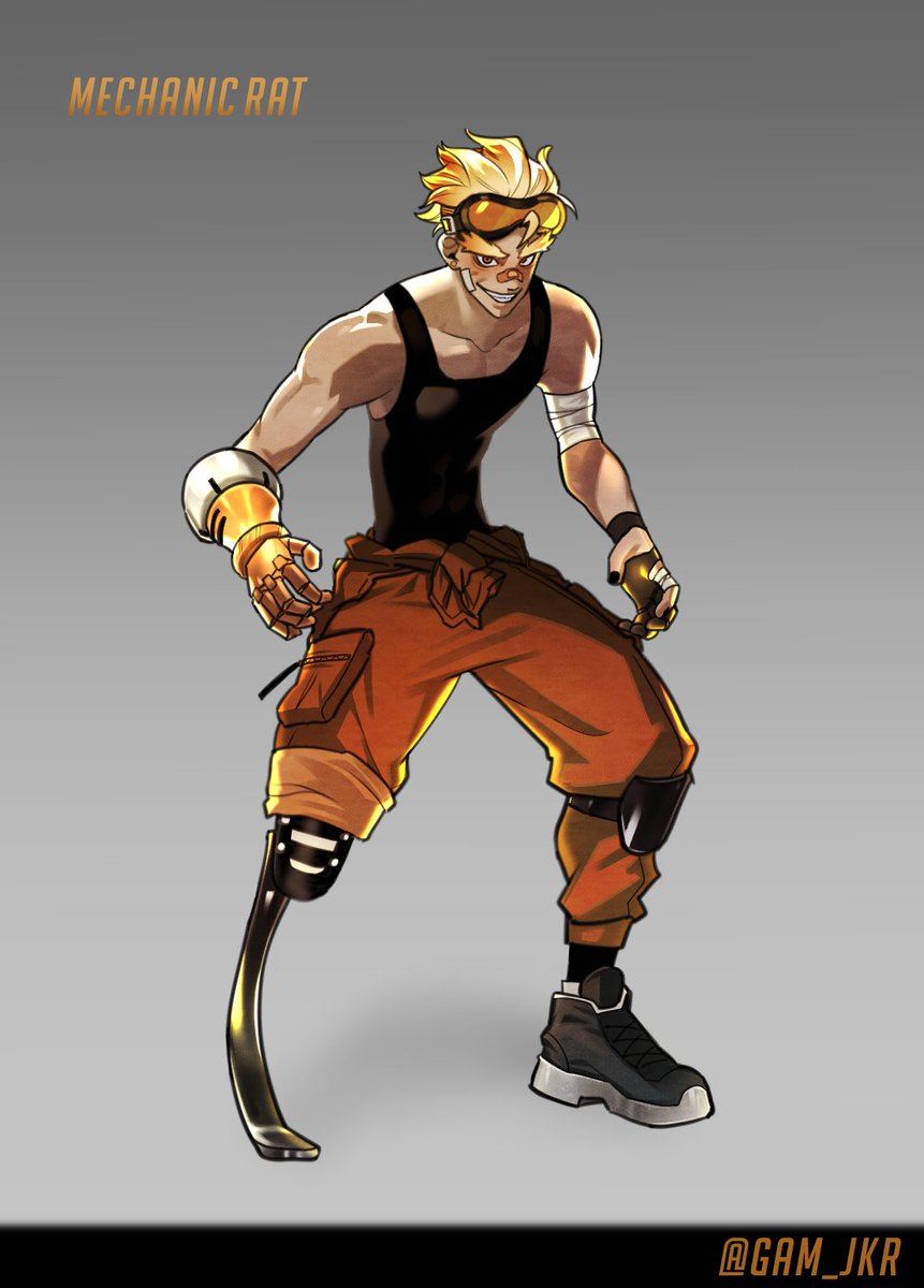 GAM_JKR's tweet image. #junkrat #OverwatchFanart