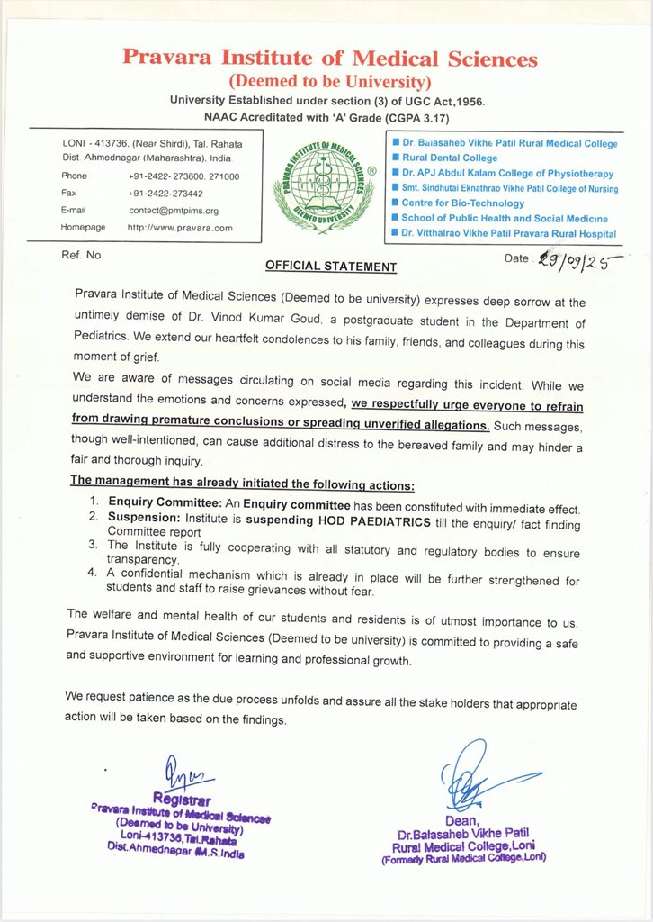 ind_liberal's tweet photo. Strict actions should be taken against the department.
#MedTwitter #doctor #neetpg2025 #paediatrics https://t.co/n81WMhnRJi