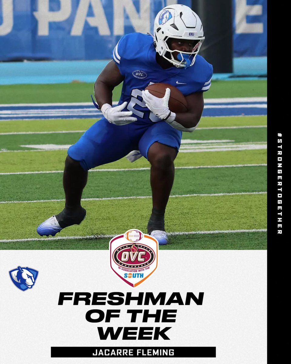 Congratulations to Jacarre Fleming for being named OVC Freshman of the Week!