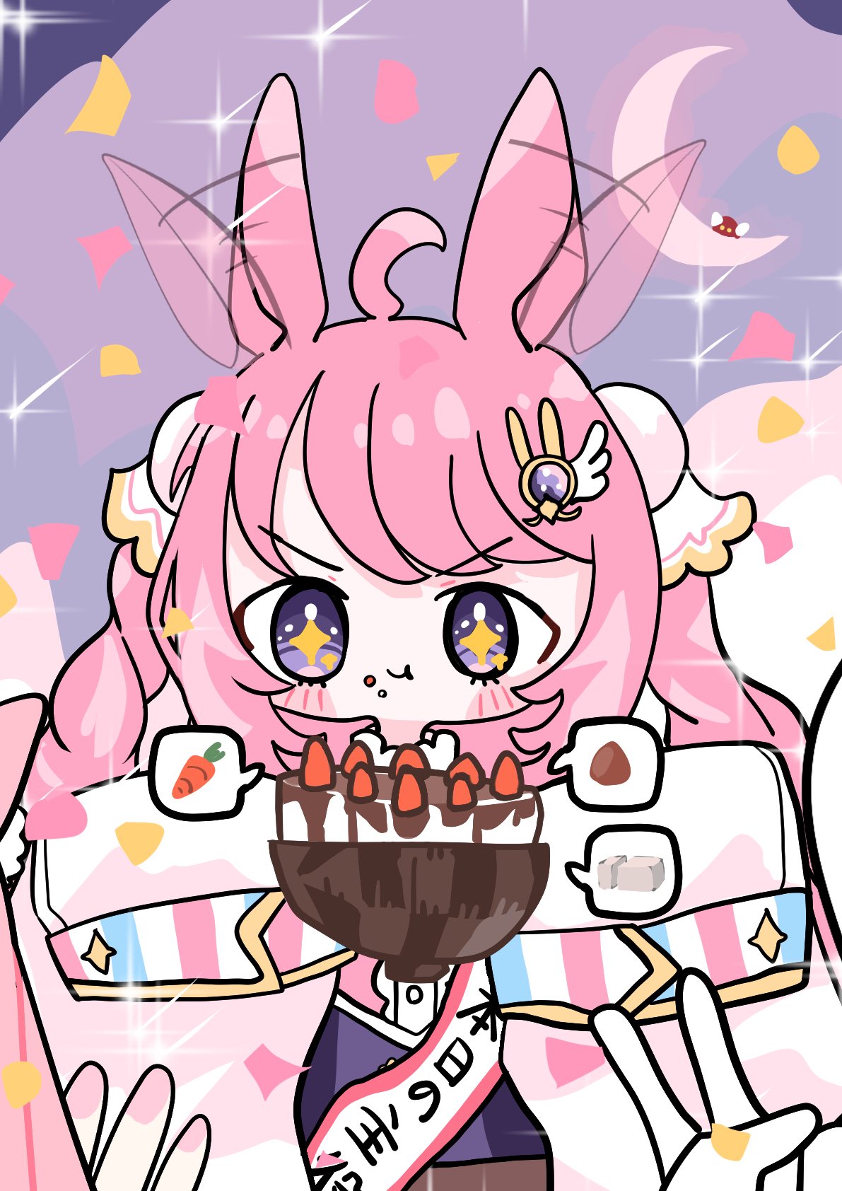 ご依頼作品　title「本日22時TikTokで3分の1で誰かがカラーGET❗」 桐原美月ちゃん担当しました💙 @kirihara_mizuki @superbly_inc