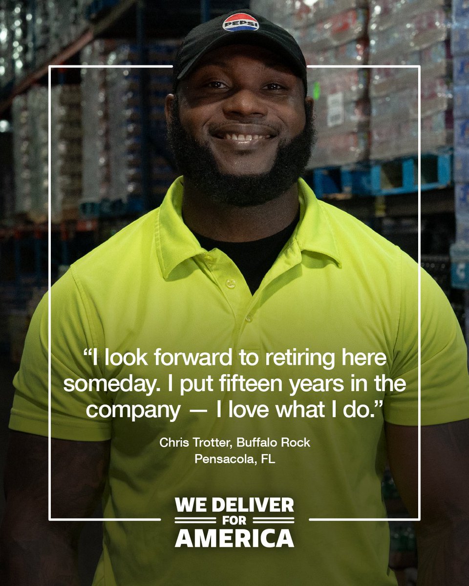 “I look forward to retiring here someday. I put fifteen years in the company – I love what I do.”

Chris Trotter, warehouse coordinator at Buffalo Rock in Pensacola, FL shares that what he does for the company is more than a job, it’s a lifelong career. 

Visit